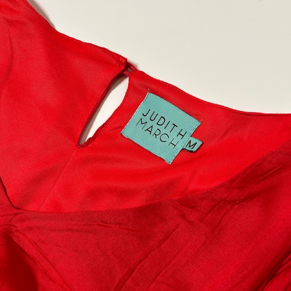 Judith March Embroidered Puffer Sleeve Dress - Picture 3 of 7